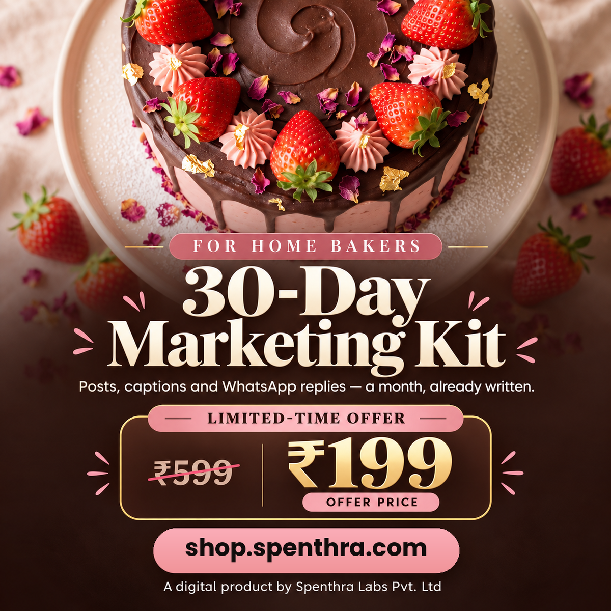 Home Bakers — 30-Day Social Media & WhatsApp Marketing Kit