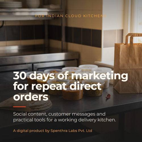 Cloud Kitchens — 30-Day Social Media & WhatsApp Marketing Kit