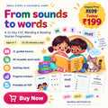 From C-A-T to CAT! – 21-Day CVC Reading & Phonics Blending Program for Kids Ages 4–7